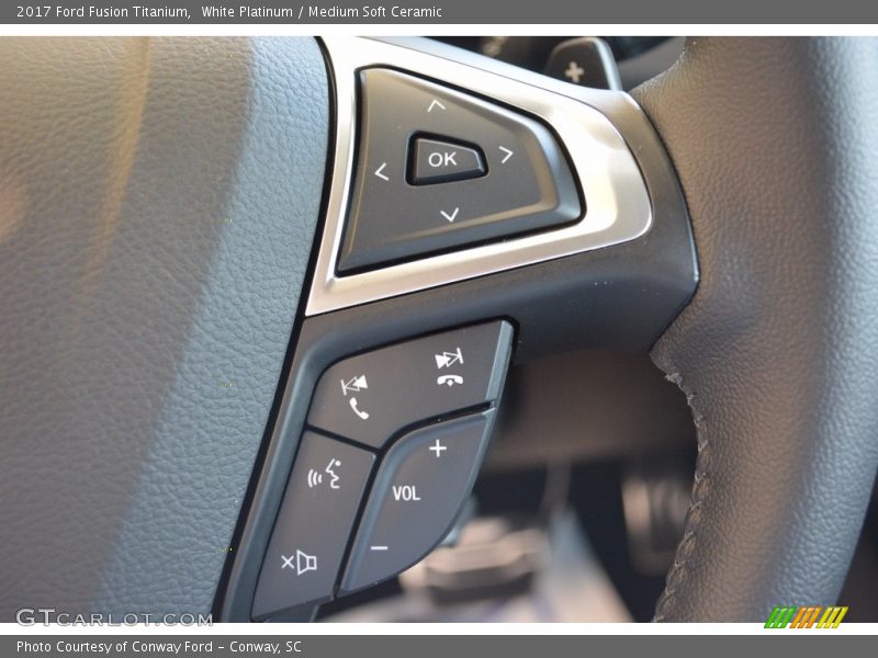 Controls of 2017 Fusion Titanium