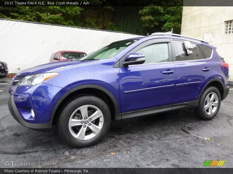 Blue Crush Metallic / Ash 2015 Toyota RAV4 XLE