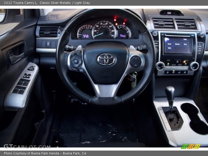 Classic Silver Metallic / Light Gray 2012 Toyota Camry L