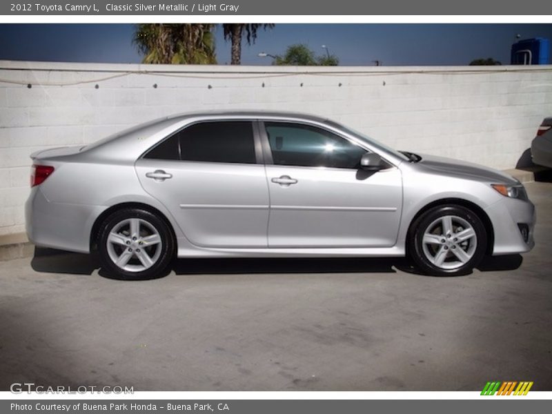 Classic Silver Metallic / Light Gray 2012 Toyota Camry L