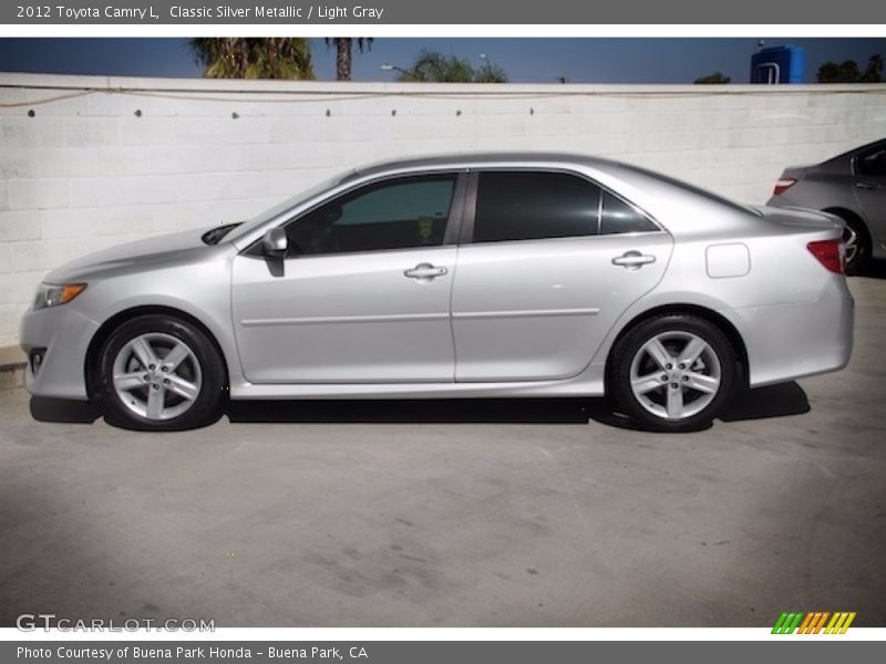 Classic Silver Metallic / Light Gray 2012 Toyota Camry L