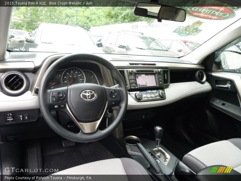 Blue Crush Metallic / Ash 2015 Toyota RAV4 XLE