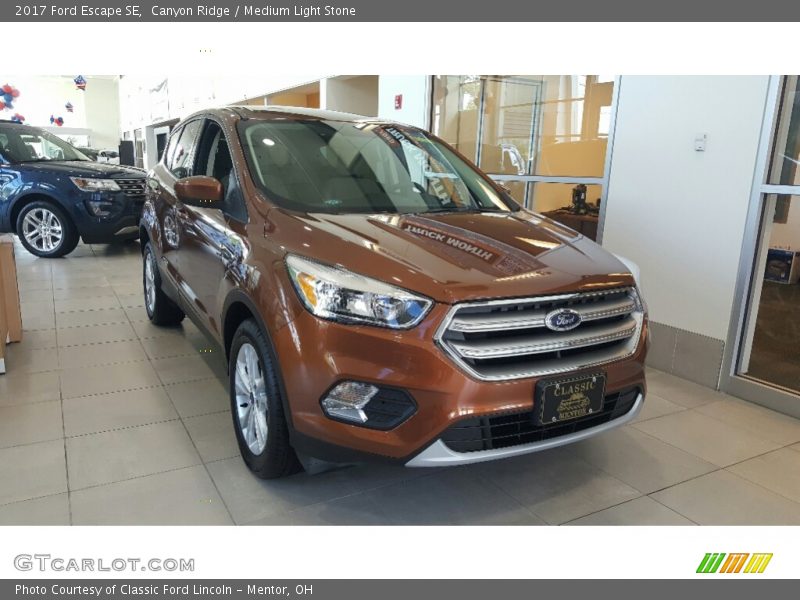 Canyon Ridge / Medium Light Stone 2017 Ford Escape SE