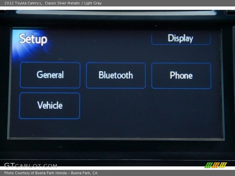 Classic Silver Metallic / Light Gray 2012 Toyota Camry L