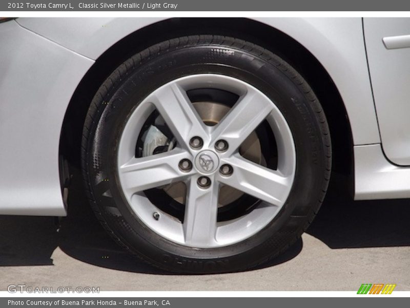 Classic Silver Metallic / Light Gray 2012 Toyota Camry L