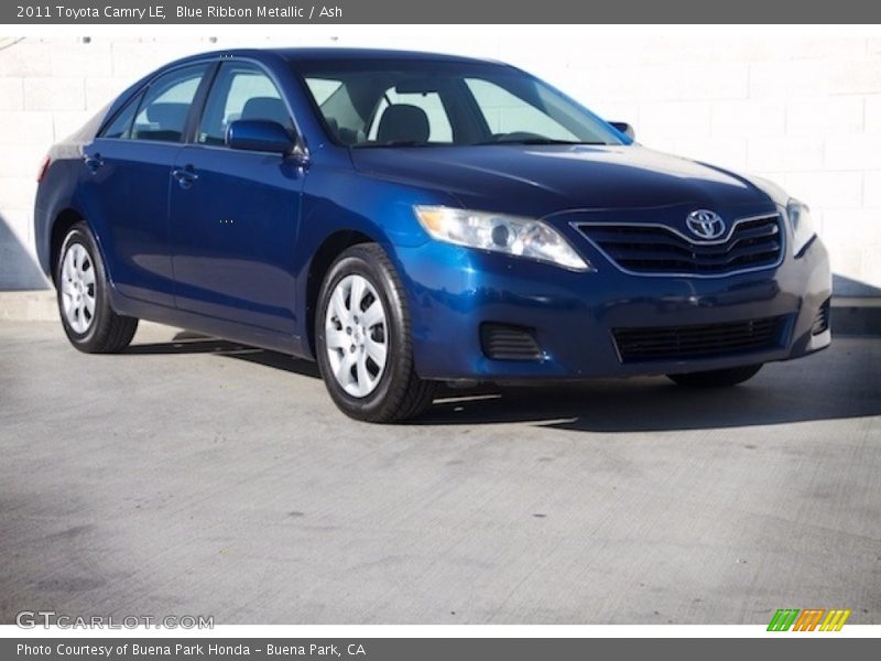 Blue Ribbon Metallic / Ash 2011 Toyota Camry LE