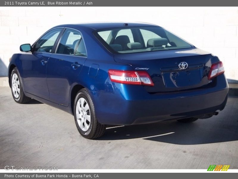 Blue Ribbon Metallic / Ash 2011 Toyota Camry LE