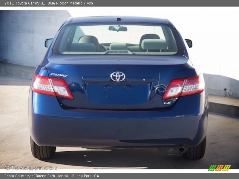 Blue Ribbon Metallic / Ash 2011 Toyota Camry LE