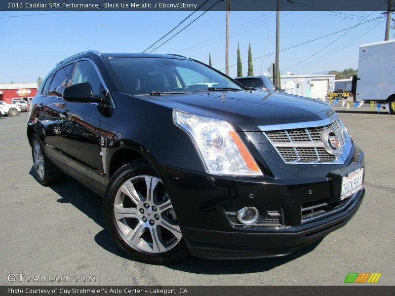 Black Ice Metallic / Ebony/Ebony 2012 Cadillac SRX Performance