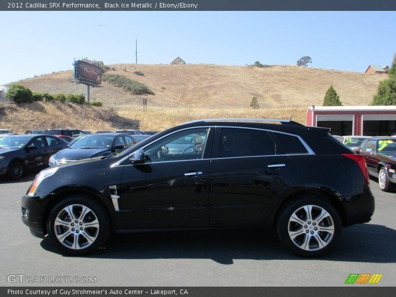 Black Ice Metallic / Ebony/Ebony 2012 Cadillac SRX Performance