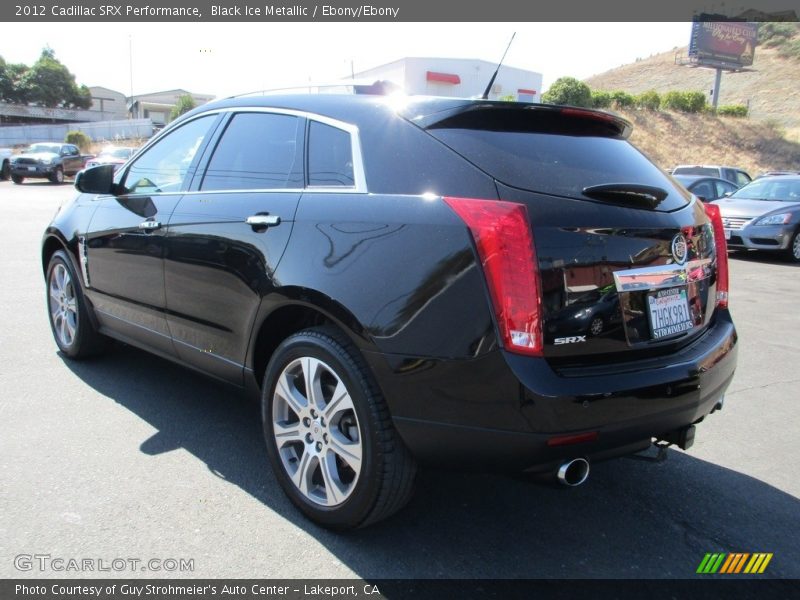 Black Ice Metallic / Ebony/Ebony 2012 Cadillac SRX Performance