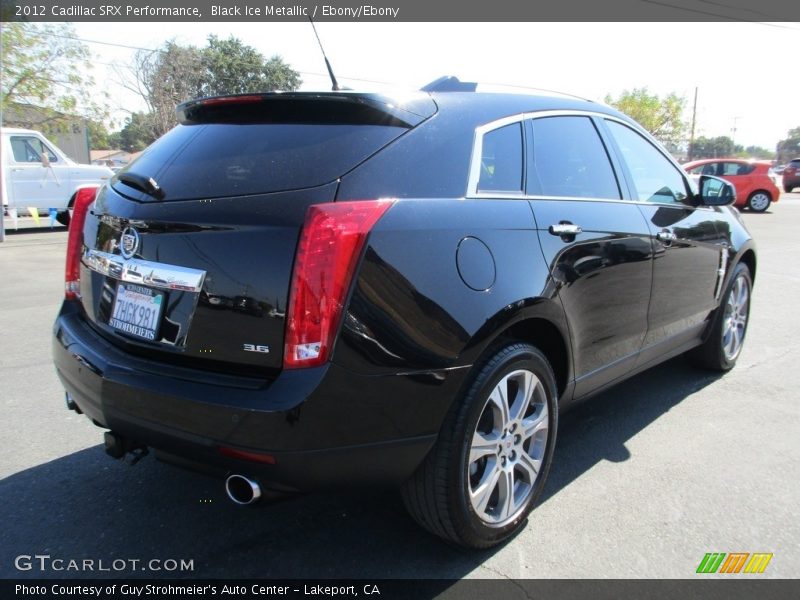 Black Ice Metallic / Ebony/Ebony 2012 Cadillac SRX Performance