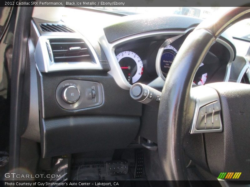 Black Ice Metallic / Ebony/Ebony 2012 Cadillac SRX Performance