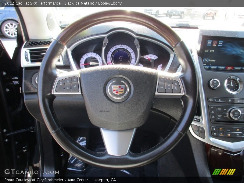 Black Ice Metallic / Ebony/Ebony 2012 Cadillac SRX Performance