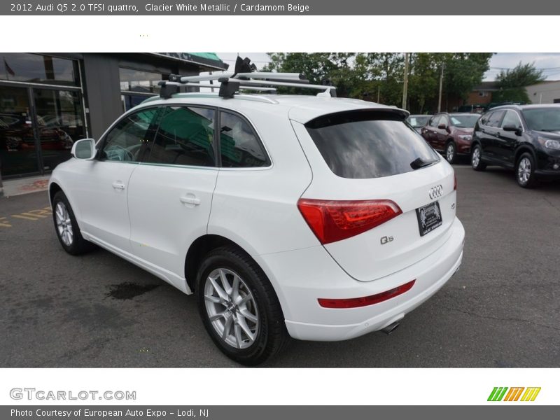 Glacier White Metallic / Cardamom Beige 2012 Audi Q5 2.0 TFSI quattro