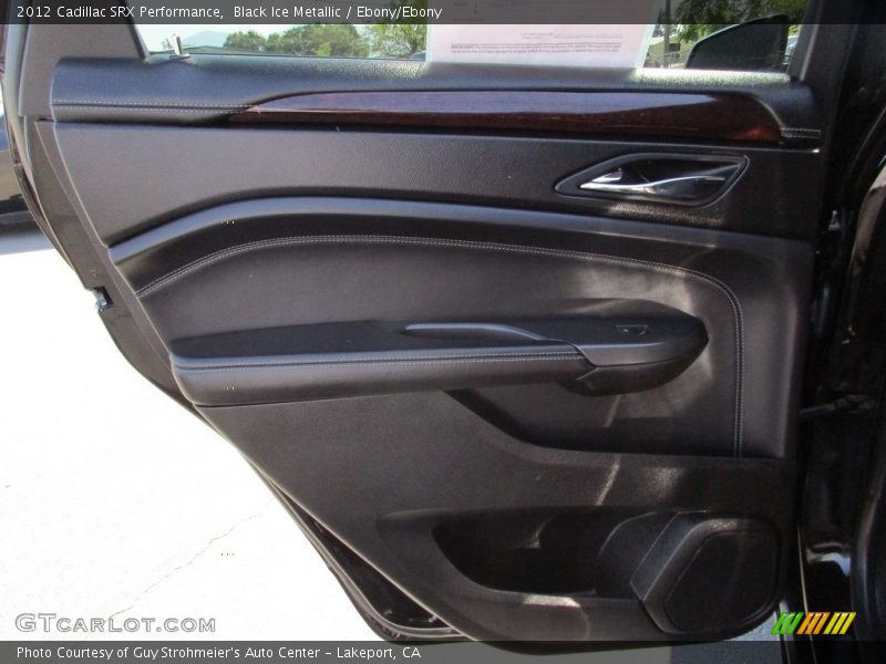 Black Ice Metallic / Ebony/Ebony 2012 Cadillac SRX Performance