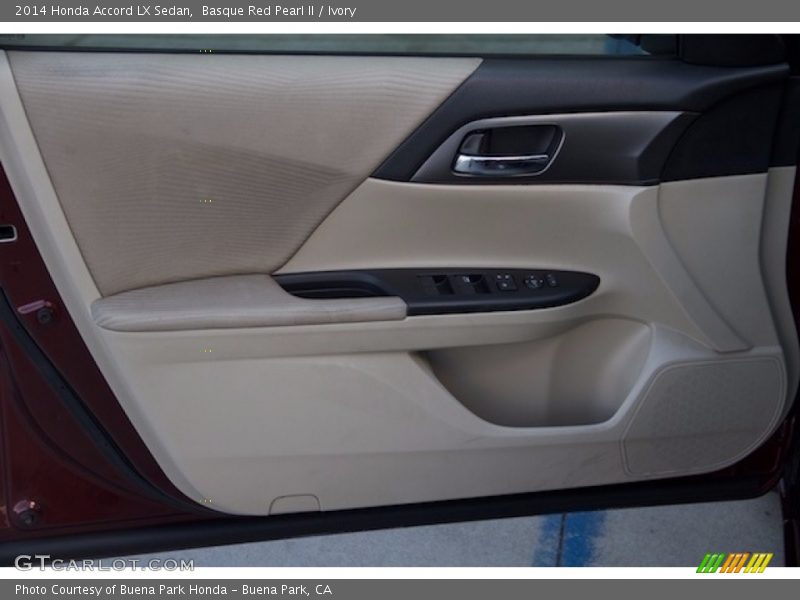 Basque Red Pearl II / Ivory 2014 Honda Accord LX Sedan