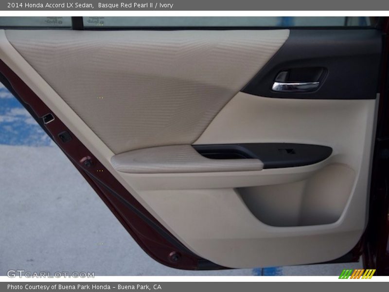 Basque Red Pearl II / Ivory 2014 Honda Accord LX Sedan