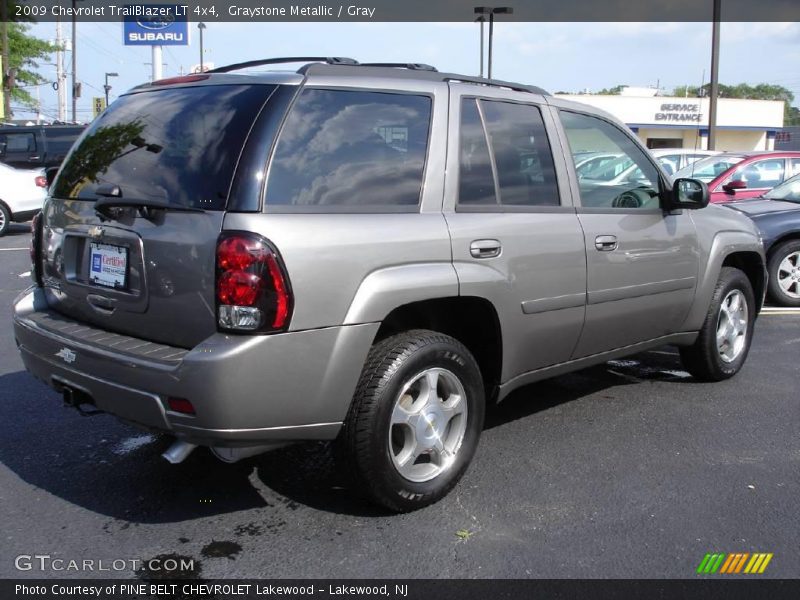 Graystone Metallic / Gray 2009 Chevrolet TrailBlazer LT 4x4