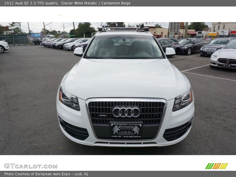 Glacier White Metallic / Cardamom Beige 2012 Audi Q5 2.0 TFSI quattro