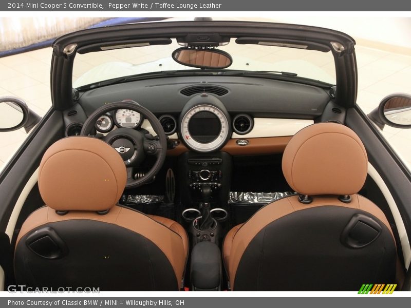 Pepper White / Toffee Lounge Leather 2014 Mini Cooper S Convertible