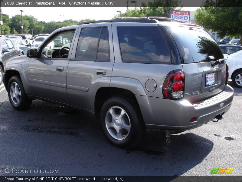 Graystone Metallic / Gray 2009 Chevrolet TrailBlazer LT 4x4