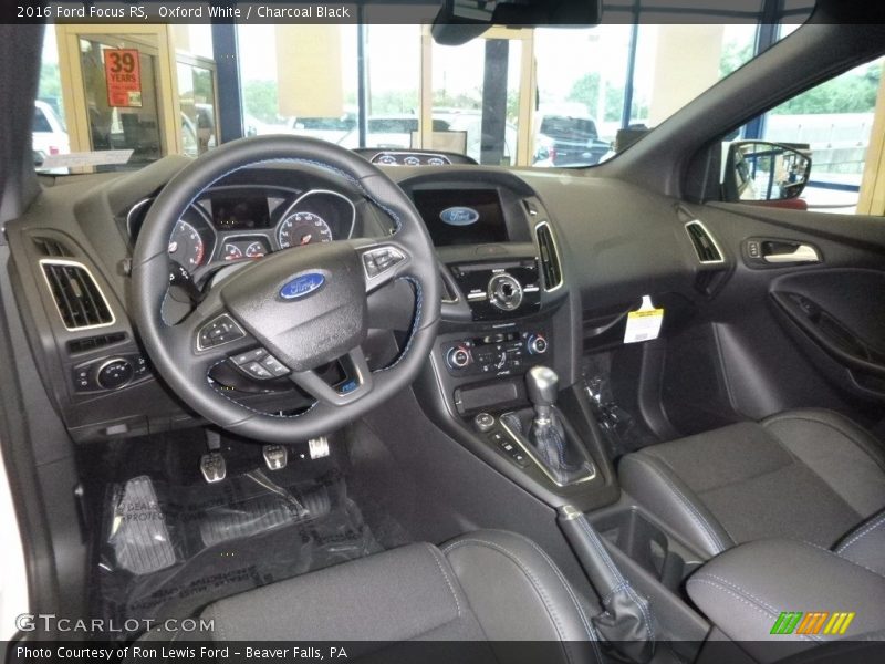  2016 Focus RS Charcoal Black Interior