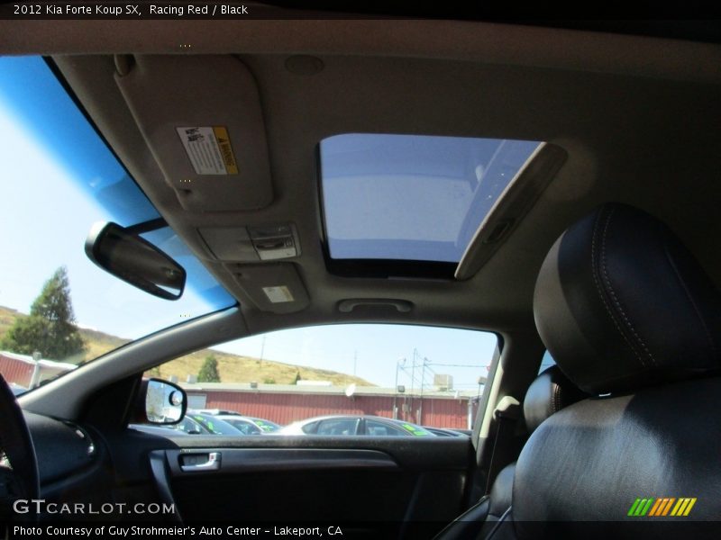 Racing Red / Black 2012 Kia Forte Koup SX