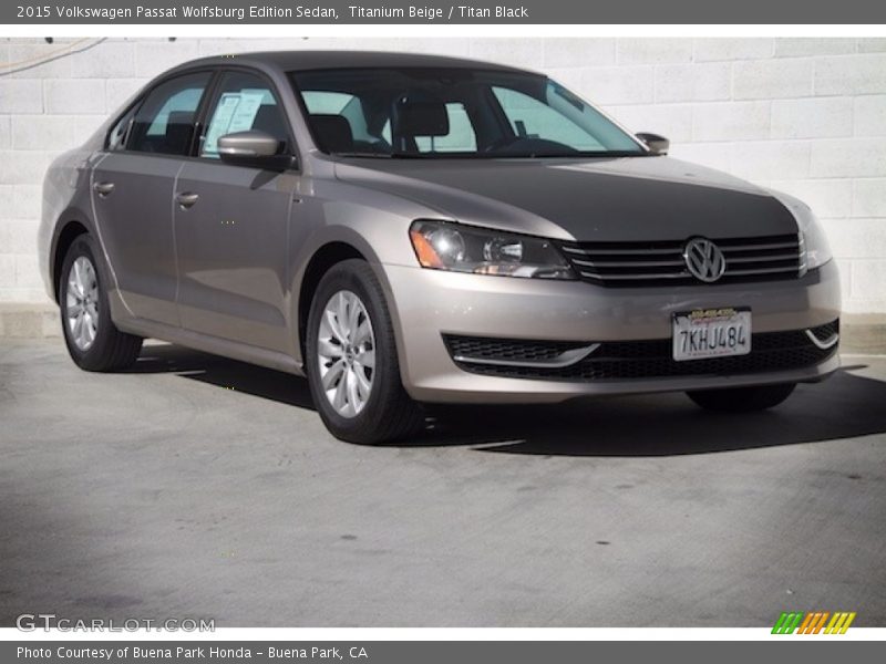 Titanium Beige / Titan Black 2015 Volkswagen Passat Wolfsburg Edition Sedan