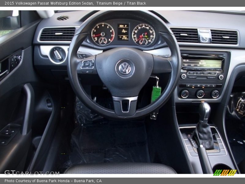 Titanium Beige / Titan Black 2015 Volkswagen Passat Wolfsburg Edition Sedan