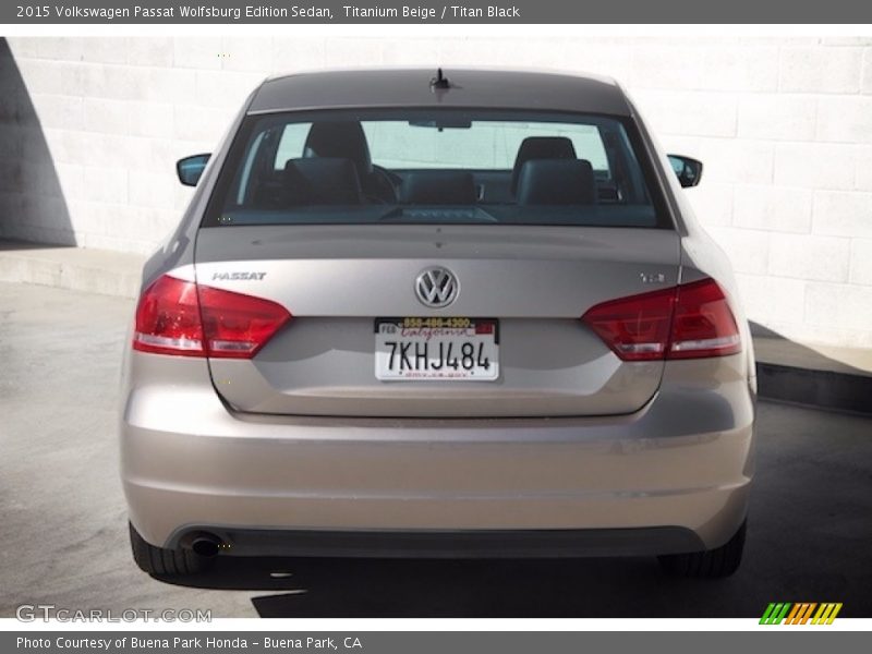 Titanium Beige / Titan Black 2015 Volkswagen Passat Wolfsburg Edition Sedan