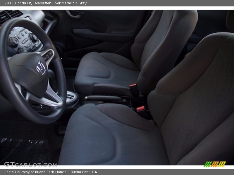 Alabaster Silver Metallic / Gray 2013 Honda Fit