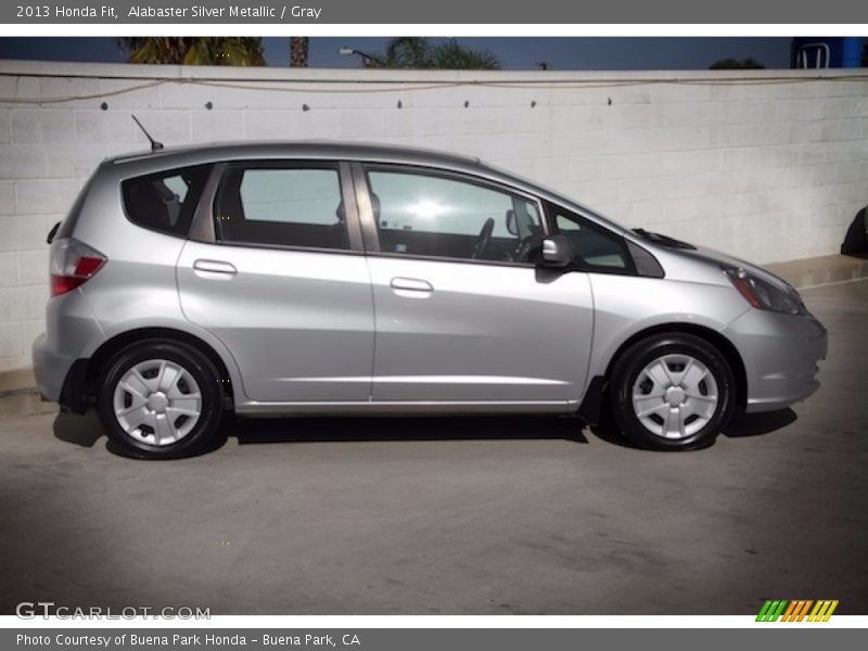 Alabaster Silver Metallic / Gray 2013 Honda Fit