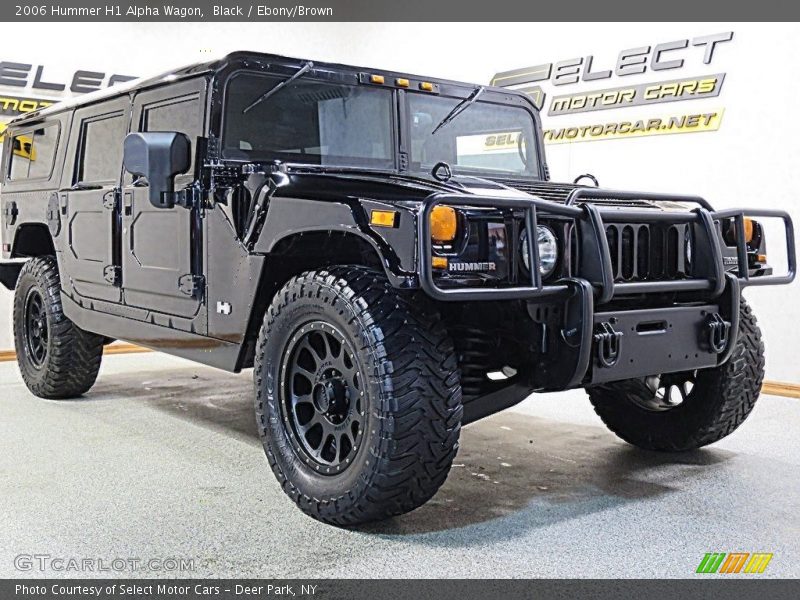 Black / Ebony/Brown 2006 Hummer H1 Alpha Wagon