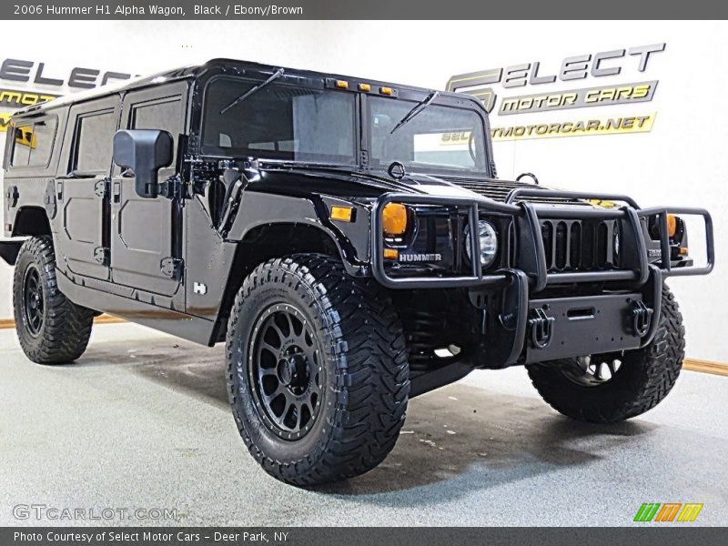 Black / Ebony/Brown 2006 Hummer H1 Alpha Wagon