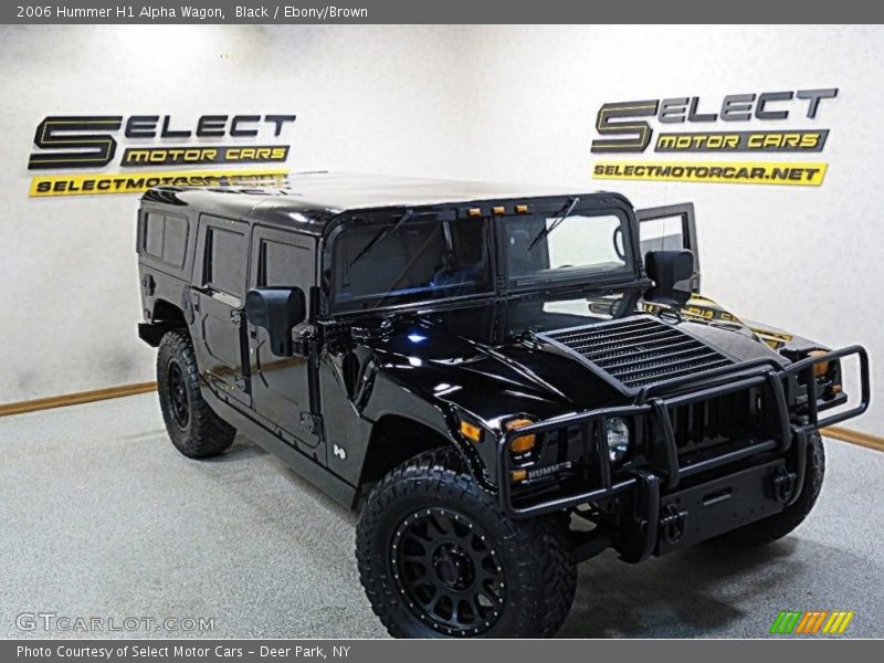 Black / Ebony/Brown 2006 Hummer H1 Alpha Wagon