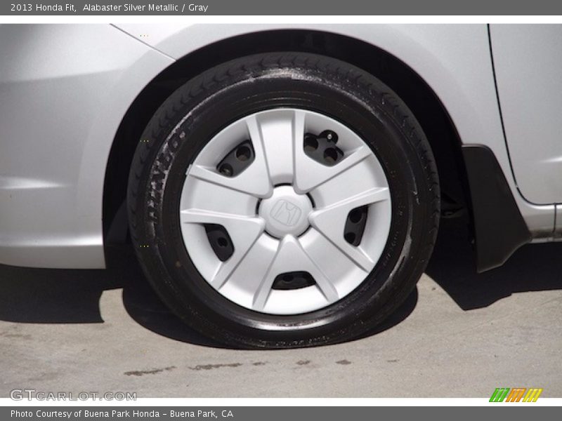 Alabaster Silver Metallic / Gray 2013 Honda Fit