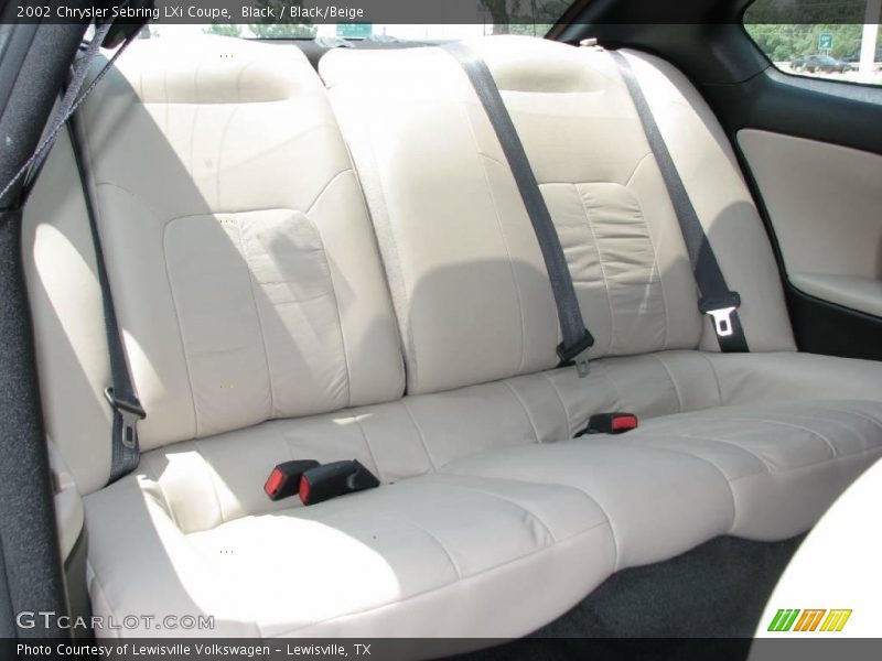 Black / Black/Beige 2002 Chrysler Sebring LXi Coupe