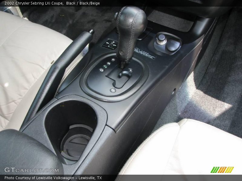 Black / Black/Beige 2002 Chrysler Sebring LXi Coupe