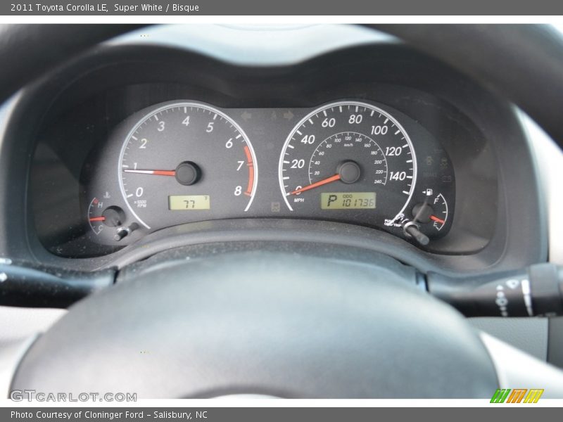 Super White / Bisque 2011 Toyota Corolla LE