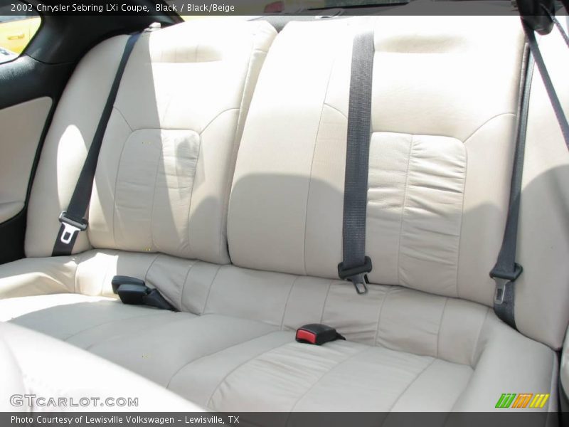 Black / Black/Beige 2002 Chrysler Sebring LXi Coupe