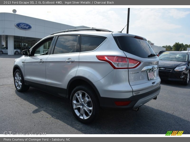 Ingot Silver Metallic / Charcoal Black 2013 Ford Escape SEL 2.0L EcoBoost 4WD