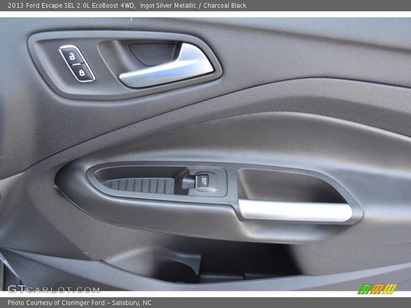Ingot Silver Metallic / Charcoal Black 2013 Ford Escape SEL 2.0L EcoBoost 4WD