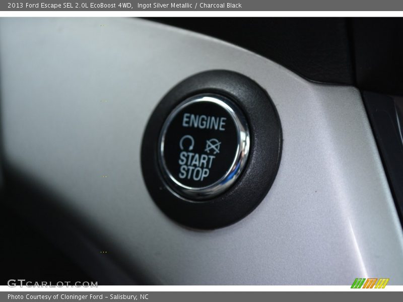 Ingot Silver Metallic / Charcoal Black 2013 Ford Escape SEL 2.0L EcoBoost 4WD