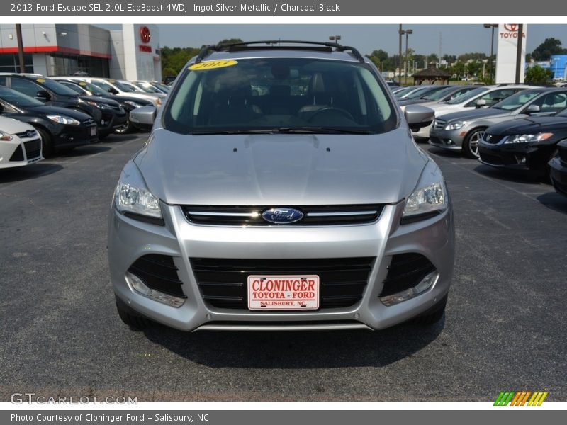 Ingot Silver Metallic / Charcoal Black 2013 Ford Escape SEL 2.0L EcoBoost 4WD