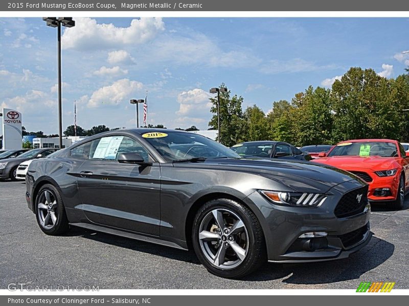 Magnetic Metallic / Ceramic 2015 Ford Mustang EcoBoost Coupe