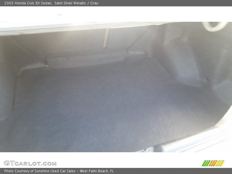 Satin Silver Metallic / Gray 2003 Honda Civic EX Sedan