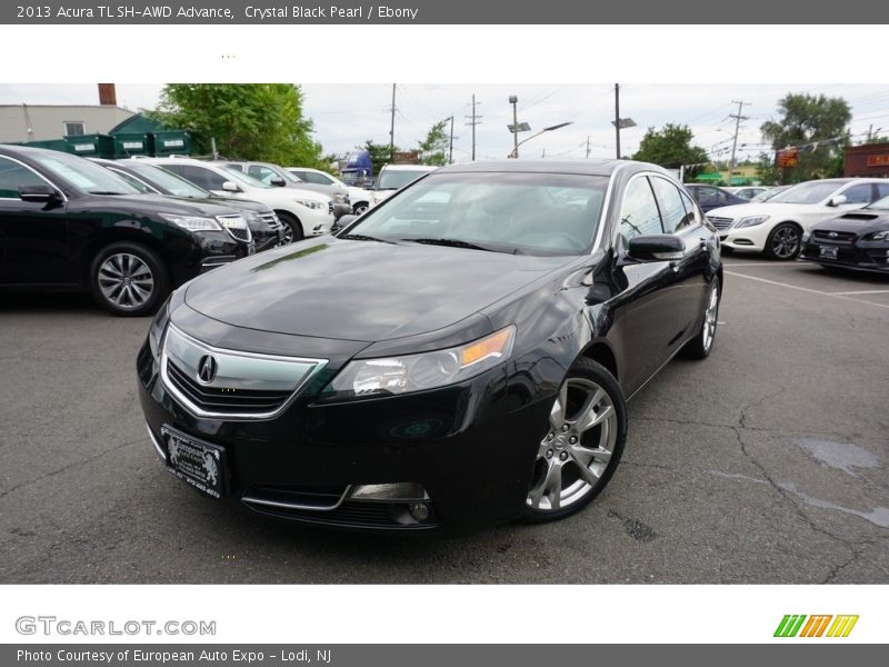 Crystal Black Pearl / Ebony 2013 Acura TL SH-AWD Advance