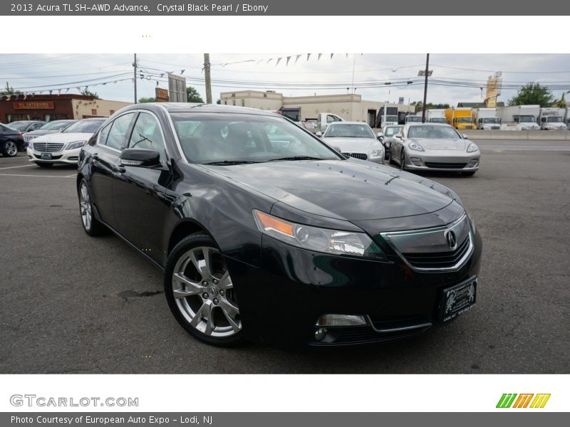 Crystal Black Pearl / Ebony 2013 Acura TL SH-AWD Advance
