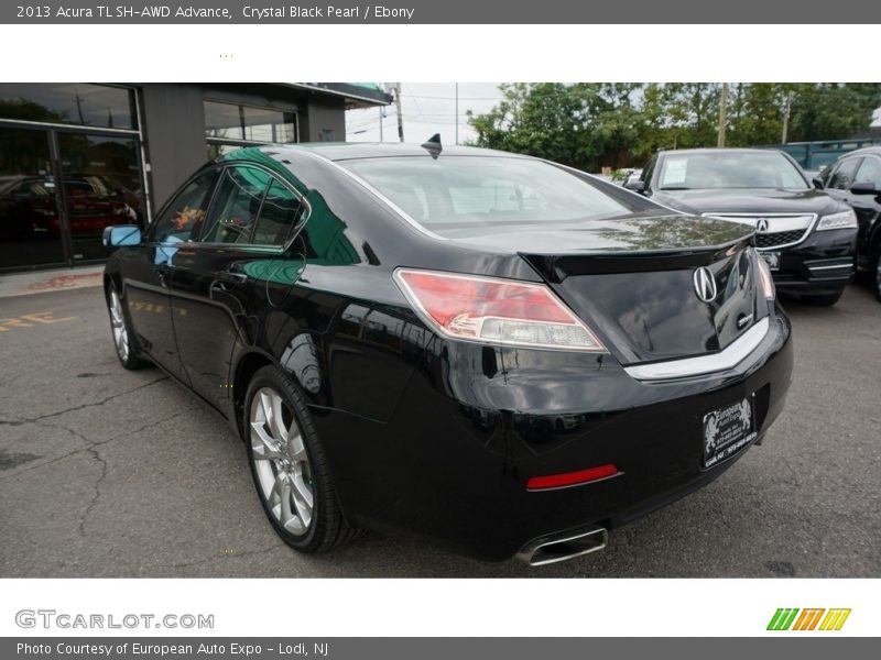 Crystal Black Pearl / Ebony 2013 Acura TL SH-AWD Advance